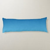 "Dunkelblaues Ombre" Seitenschläferkissen (Rückseite)