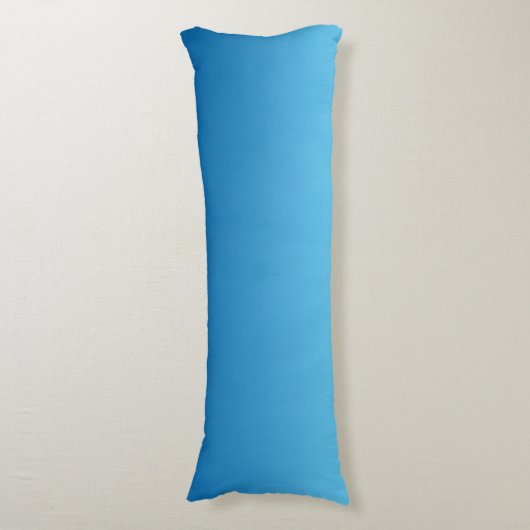 "Dunkelblaues Ombre" Seitenschläferkissen (Vorderseite Vertikal)