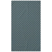 Dunkelblaues Quertartan-kariert- und hellgraues Re Tischdecke (Vorderseite)