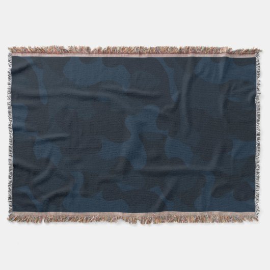 Dunkelblaues Tarno-Abstract Decke (Vorderseite)