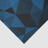 Dunkelblaues und schwarzes geometrisches Maschenmu Seidenpapier (Ausschnitt)