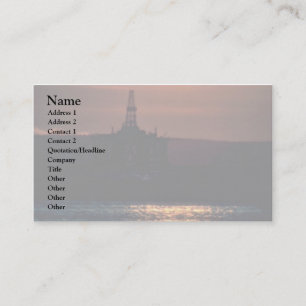 Dunkelblaues Wasser Visitenkarte