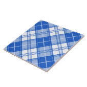 Dunkelblaues weißes Tartan Muster yxm0uat9 diagona Fliese (Seite)