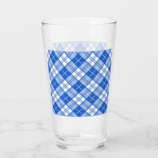 Dunkelblaues weißes Tartan Muster yxm0uat9 diagona Glas