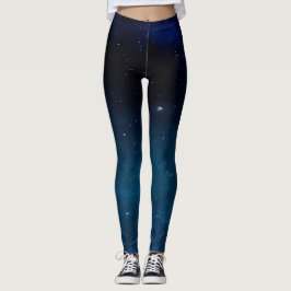Dunkelblaugalaxie Leggings