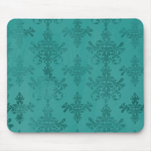 dunkelblaugrüner Staudamm Mousepad (Vorne)