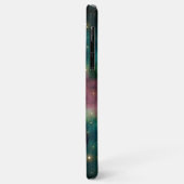 Dunkelblaugrünes Rosa Lila Milchstraßengalaxie Case-Mate iPhone Hülle (Hinten/Links)