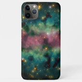 Dunkelblaugrünes Rosa Lila Milchstraßengalaxie Case-Mate iPhone Hülle (Rückseite)