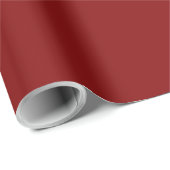 Dunkelblut in fester Farbe rot Geschenkpapier (Rolleneckpunkt)