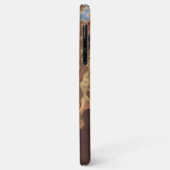 Dunkelbraun Beige Grau Blau Geode Marmor Kunst Case-Mate iPhone Hülle (Hinten/Links)