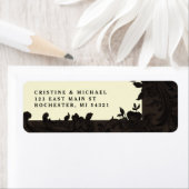 Dunkelbraun, blumengeschmückt Viktorianisch (Insitu)