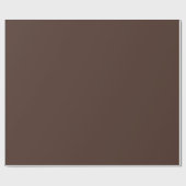 Dunkelbraun einfarbig geschenkpapier (Flach)