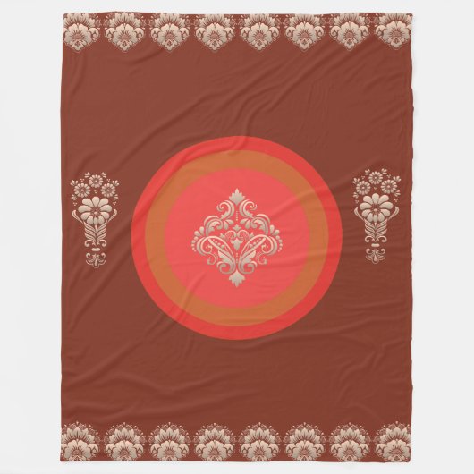 Dunkelbraun Fleecedecke (Vorderseite)
