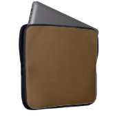 Dunkelbraun-Laptop-Sieb Laptopschutzhülle (Vorne Rechts)