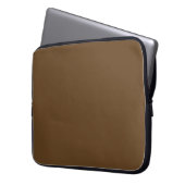 Dunkelbraun-Laptop-Sieb Laptopschutzhülle (Vorderseite Links)