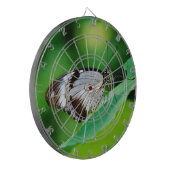 Dunkelbraun und Grauschmetterling Dartscheibe (Vorderseite Links)