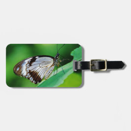Dunkelbraun und Grauschmetterling Gepäckanhänger