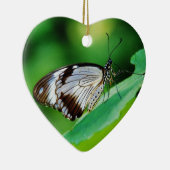 Dunkelbraun und Grauschmetterling Keramik Ornament (Rechts)