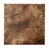 dunkelbraune 3D-Keramik Fliese (Vorderseite)