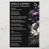 Dunkelbraune Hochzeitsfeier (Vorderseite)