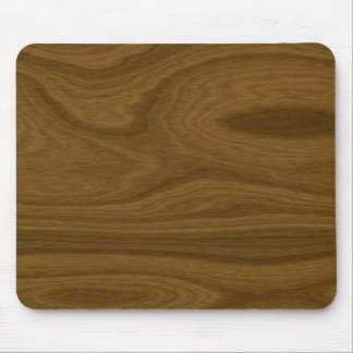 Dunkelbraune Holzplatte Mousepad
