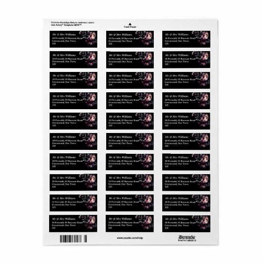 Dunkelbraune, noir, elegante bordeauxfarbene Pfann (Vorne)