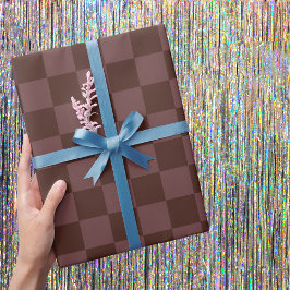 Dunkelbraune Tafel Geschenkpapier