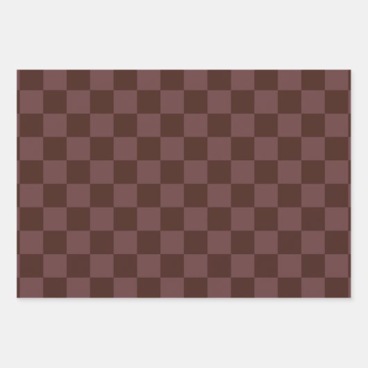 Dunkelbraune Tafel Geschenkpapier Set (Vorderseite 3)