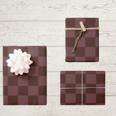 Dunkelbraune Tafel Geschenkpapier Set
