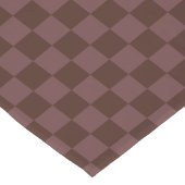 Dunkelbraune Tafel Kurzer Tischläufer (Ecke)