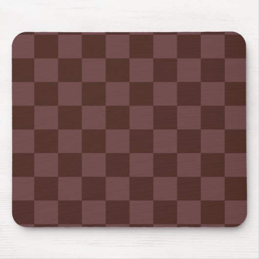Dunkelbraune Tafel Mousepad (Vorne)