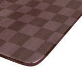 Dunkelbraune Tafel Schneidebrett (Ecke)