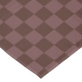 Dunkelbraune Tafel Tischdecke (Schrägansicht)