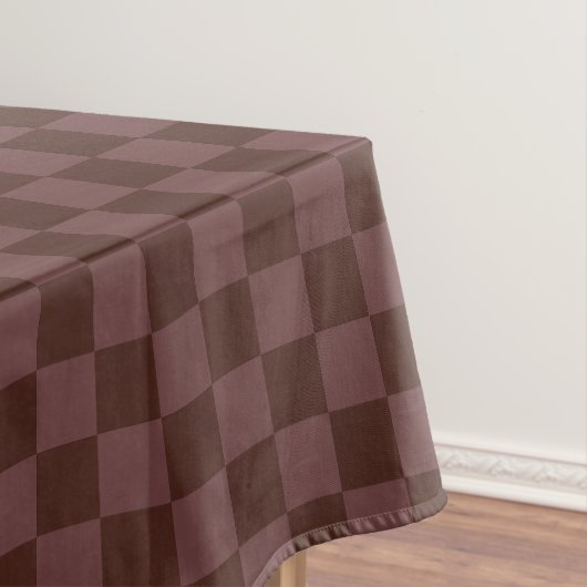 Dunkelbraune Tafel Tischdecke (Beispiel)