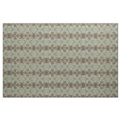 Dunkelbraune Taupe Beige Meeresfrüchte Grün Ethnic Stoff (Yard (91,4 cm))