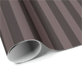 Dunkelbraune und braune Steinstreifen Geschenkpapier (Rolleneckpunkt)