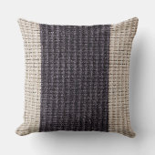 Dunkelbraune und cremige Kissen mit zwei Tönen (Vorderseite)