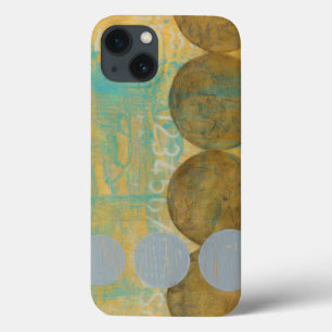 Dunkelbraune und graue Kreise mit Zahlen Case-Mate iPhone Hülle
