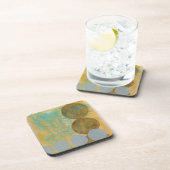 Dunkelbraune und graue Kreise mit Zahlen Getränkeuntersetzer (Rechte Seite)