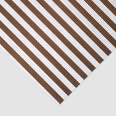 Dunkelbraune und weiße Streifen Seidenpapier (Ausschnitt)