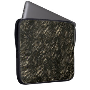 Dunkelbraune unvollkommene oder unmerkliche Quadra Laptopschutzhülle