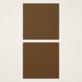 Dunkelbraune Visitenkarte (Vorne & Hinten)