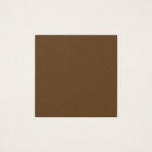 Dunkelbraune Visitenkarte (Vorderseite)