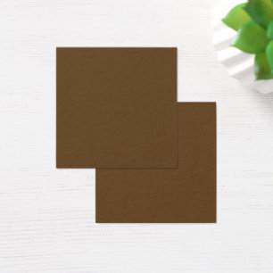 Dunkelbraune Visitenkarte