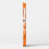 Dunkelbrauner Grunge Hintergrund. Schwarz-weiß ora Case-Mate iPhone Hülle (Rückseite / Links)