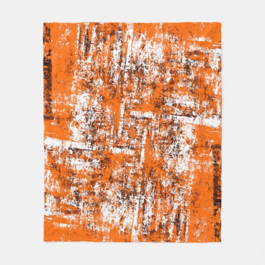 Dunkelbrauner Grunge Hintergrund. Schwarz-weiß ora Fleecedecke (Vorderseite)