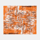 Dunkelbrauner Grunge Hintergrund. Schwarz-weiß ora Fleecedecke (Vorderseite (Horizontal))