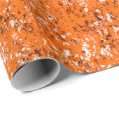 Dunkelbrauner Grunge Hintergrund. Schwarz-weiß ora Geschenkpapier (Rolleneckpunkt)