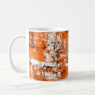 Dunkelbrauner Grunge Hintergrund. Schwarz-weiß ora Kaffeetasse