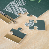 Dunkelbrauner Junge und positive Worte Puzzle (Seite)